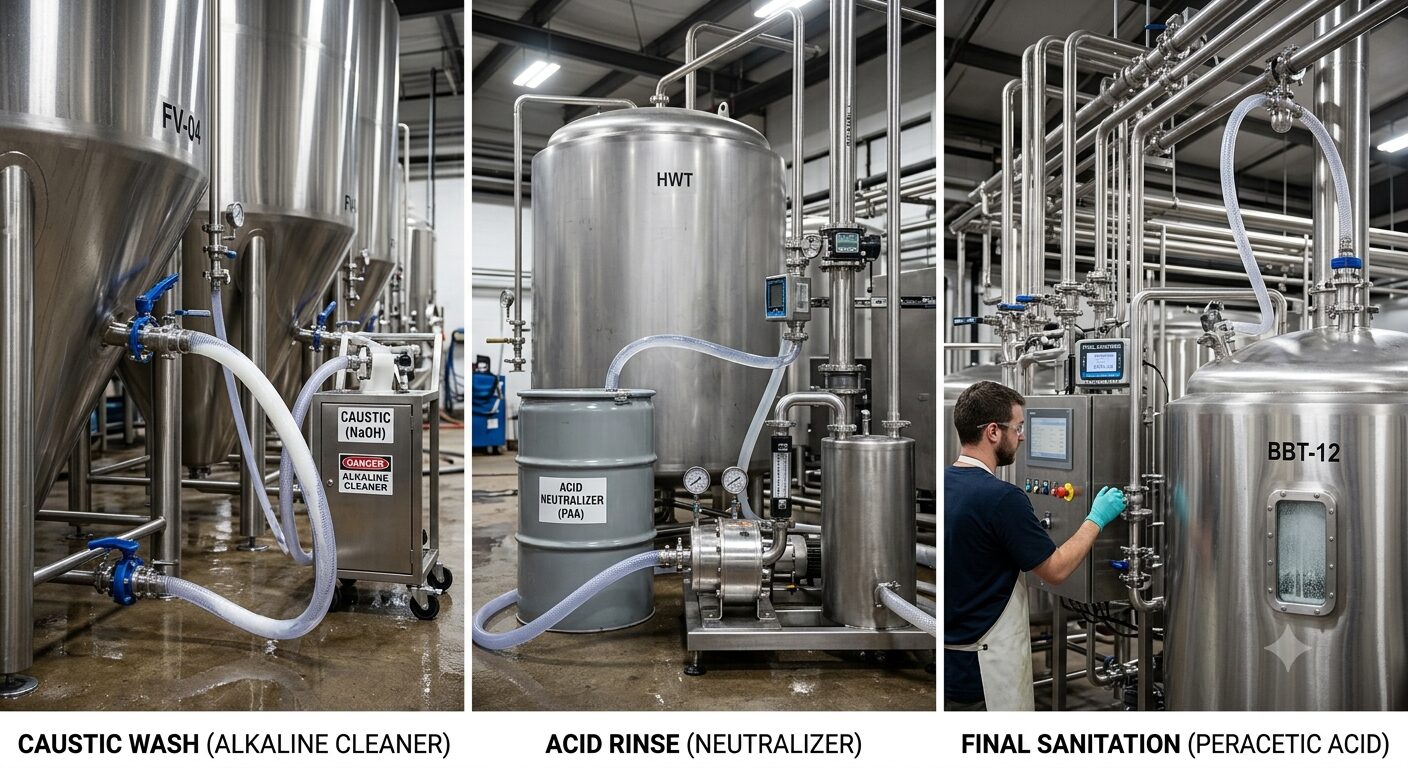 7. Brewery CIP Chemicals: Choosing the Right Products 2 brewery cip chemicals