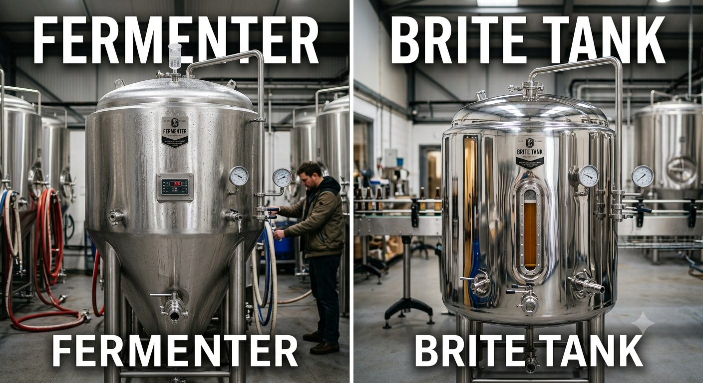 brite tank vs fermenter