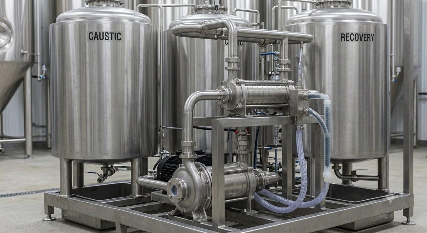 brewery cip skid