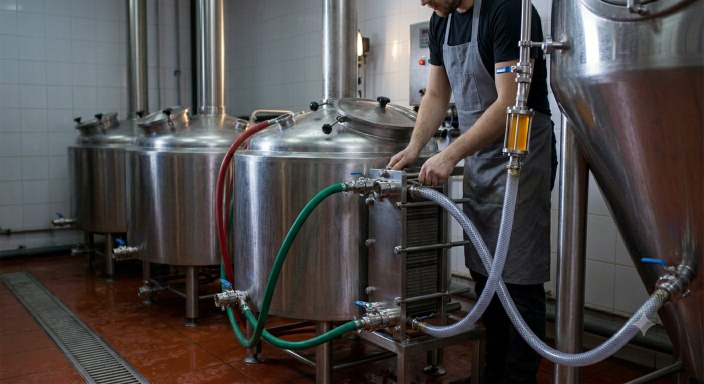 3 vessel brewing system