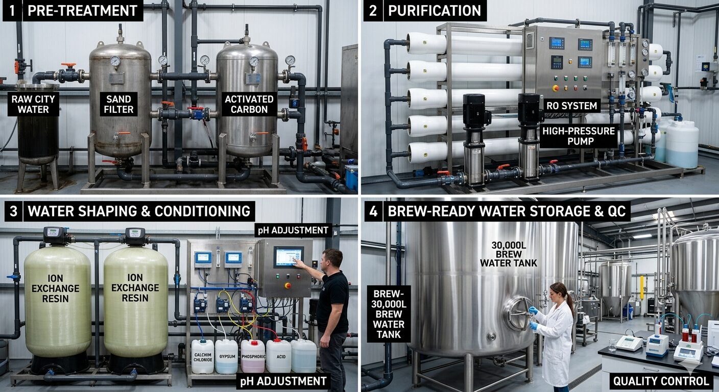 water treatment for brewery
