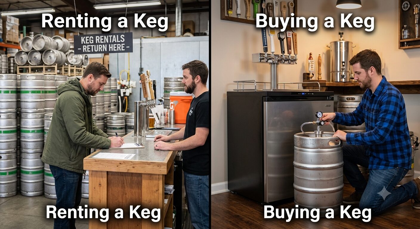 keg rental vs buying
